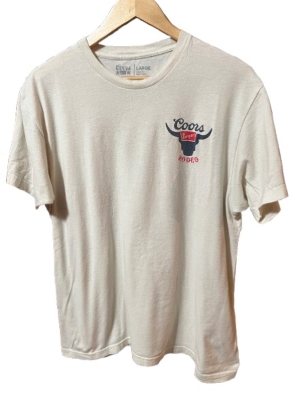 Coors Banquet  Rodeo Logo T-Shirt Size Large